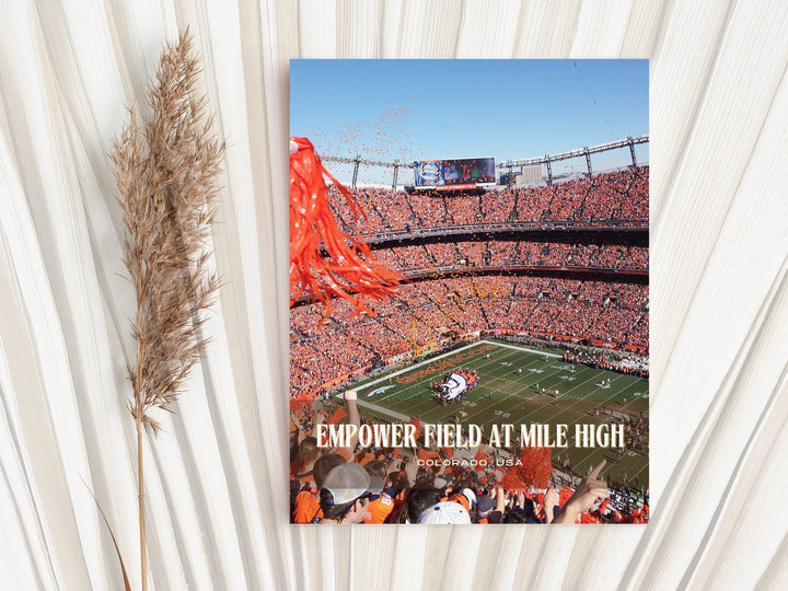 Empower Field at Mile High Stadium Football Wall Art