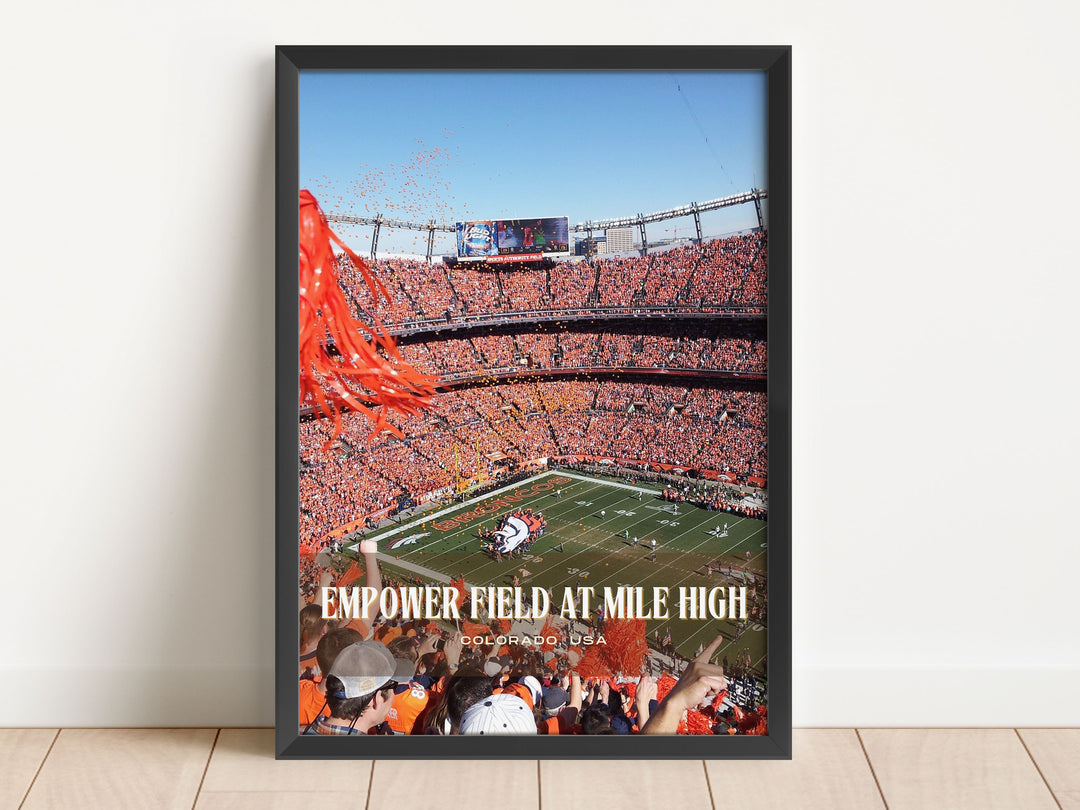 Empower Field at Mile High Stadium Football Wall Art