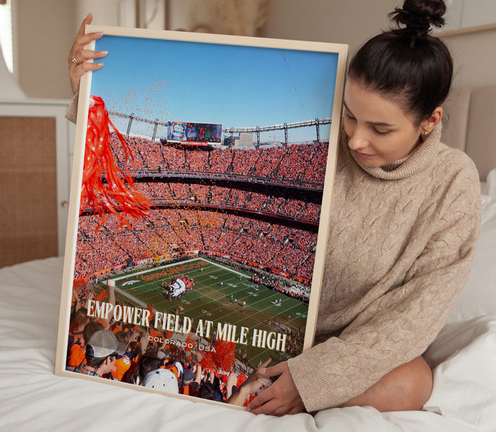 Empower Field at Mile High Stadium Football Wall Art