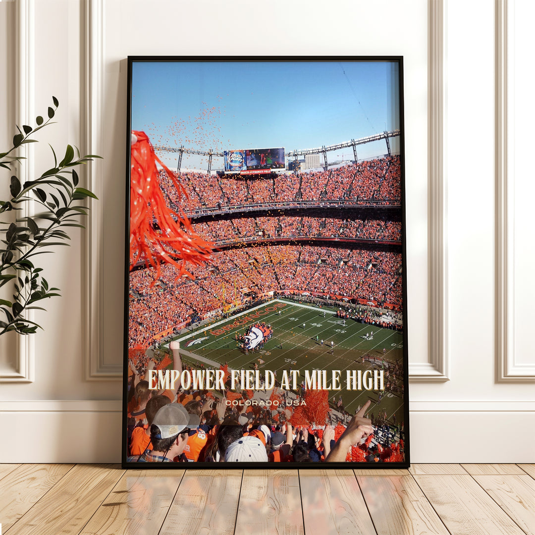 Empower Field at Mile High Stadium Football Wall Art