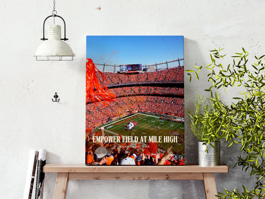 Empower Field at Mile High Stadium Football Wall Art