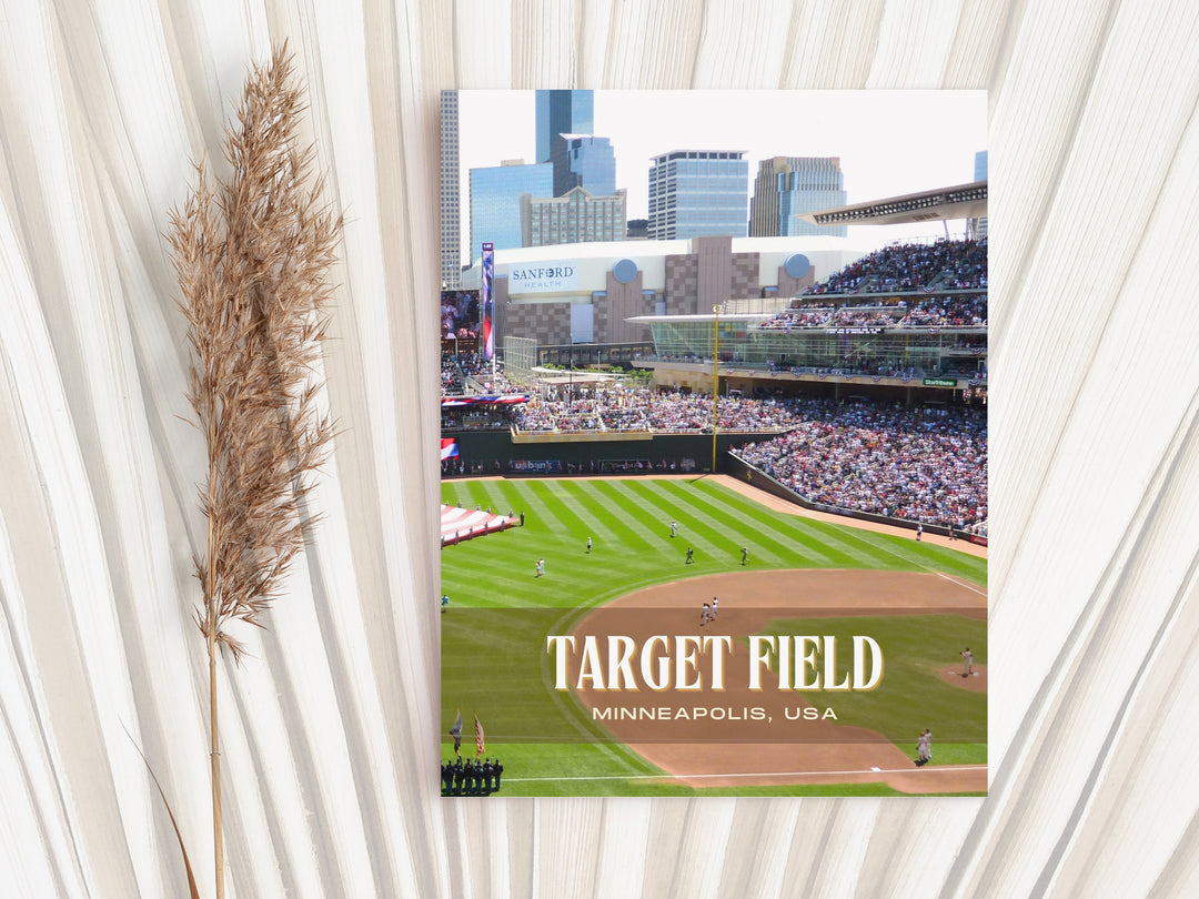 Target Field Stadium Baseball Wall Art