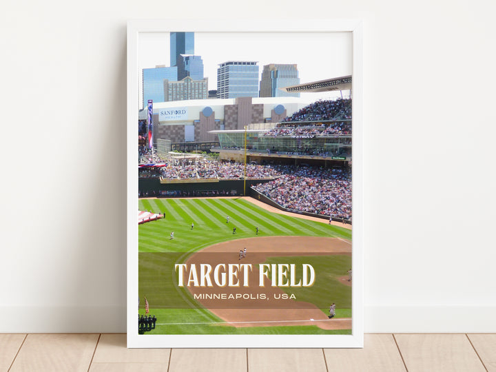 Target Field Stadium Baseball Wall Art