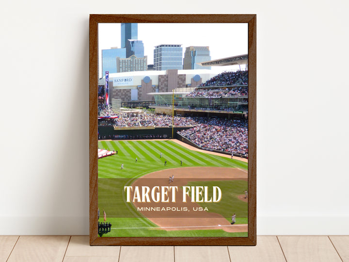 Target Field Stadium Baseball Wall Art