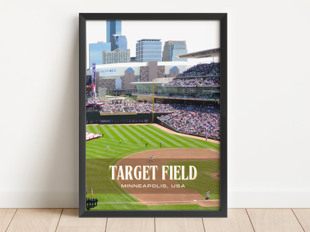 Target Field Stadium Baseball Wall Art