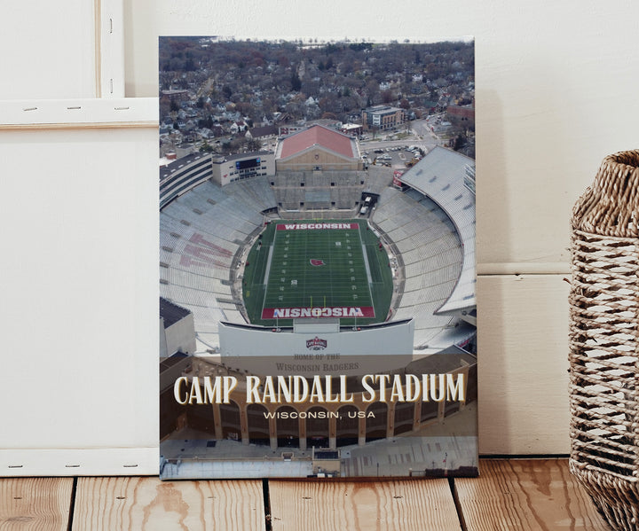 Camp Randall Stadium Football Wall Art