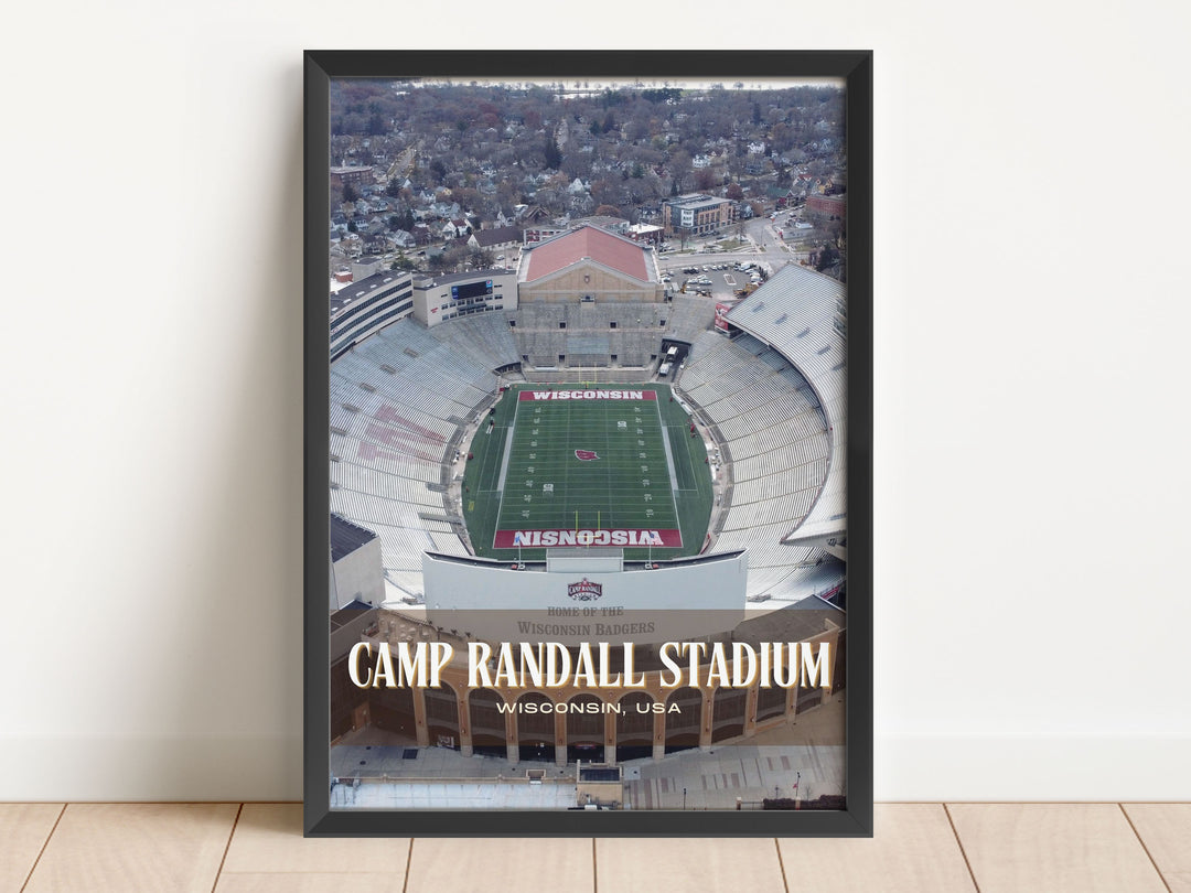 Camp Randall Stadium Football Wall Art