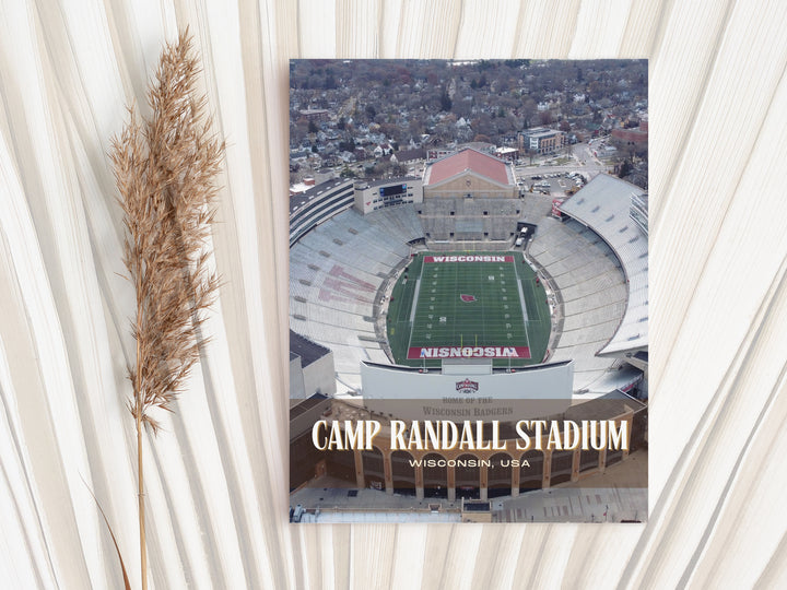 Camp Randall Stadium Football Wall Art