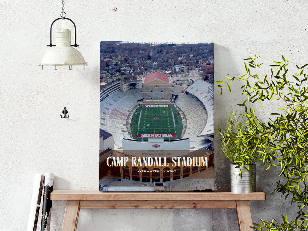 Camp Randall Stadium Football Wall Art