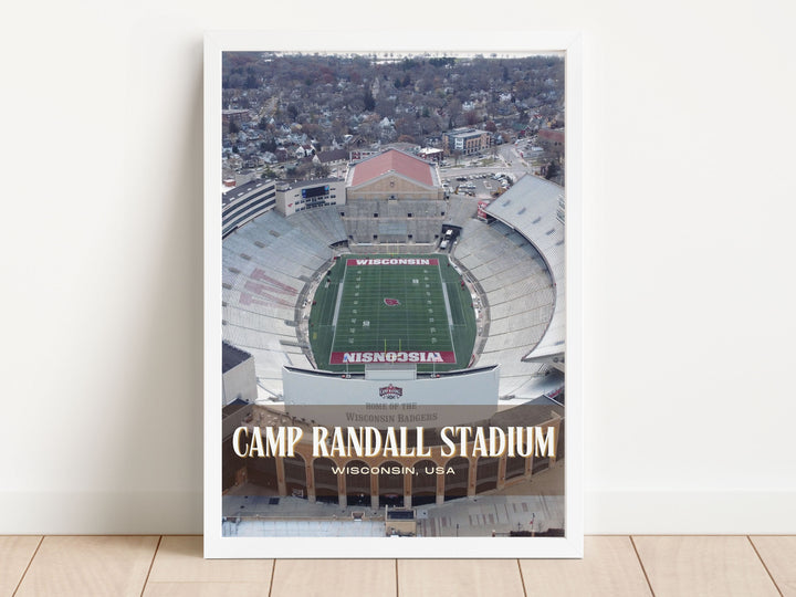 Camp Randall Stadium Football Wall Art