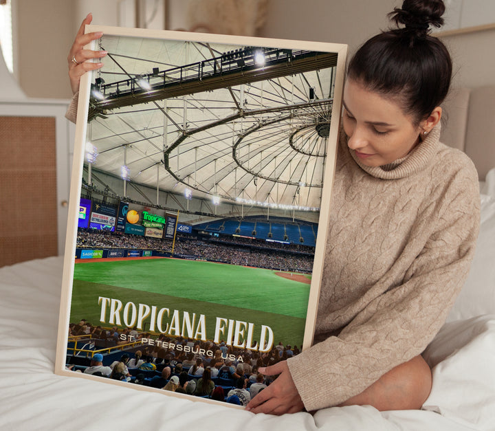 Tropicana Field Stadium Baseball Wall Art