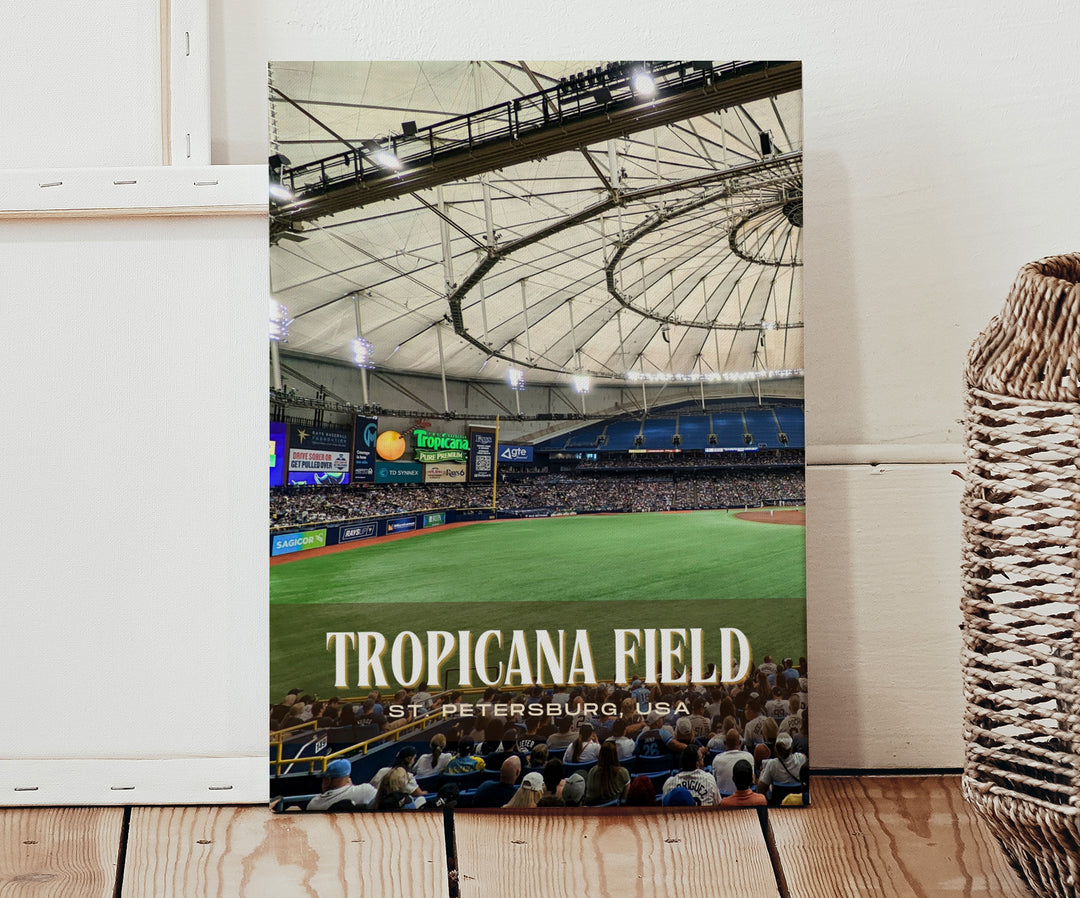 Tropicana Field Stadium Baseball Wall Art