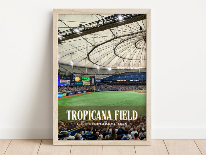 Tropicana Field Stadium Baseball Wall Art