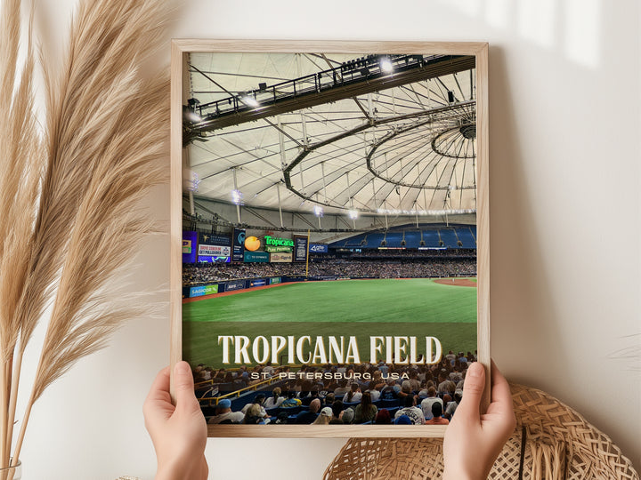 Tropicana Field Stadium Baseball Wall Art