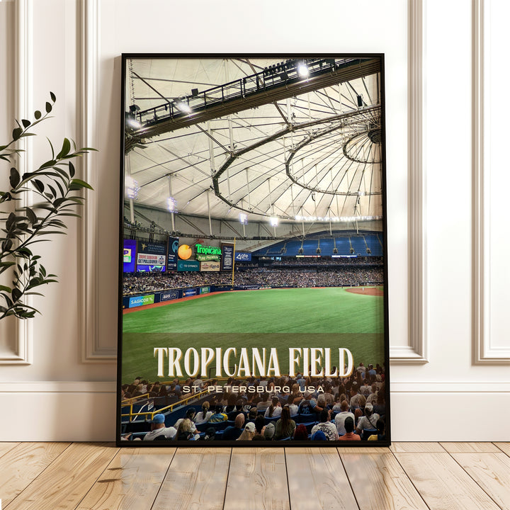 Tropicana Field Stadium Baseball Wall Art