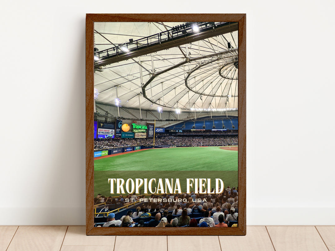 Tropicana Field Stadium Baseball Wall Art