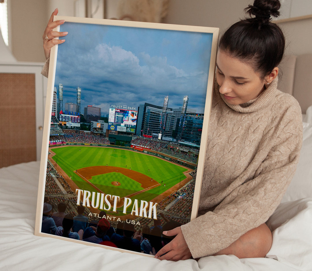 Truist Park Stadium Baseball Wall Art