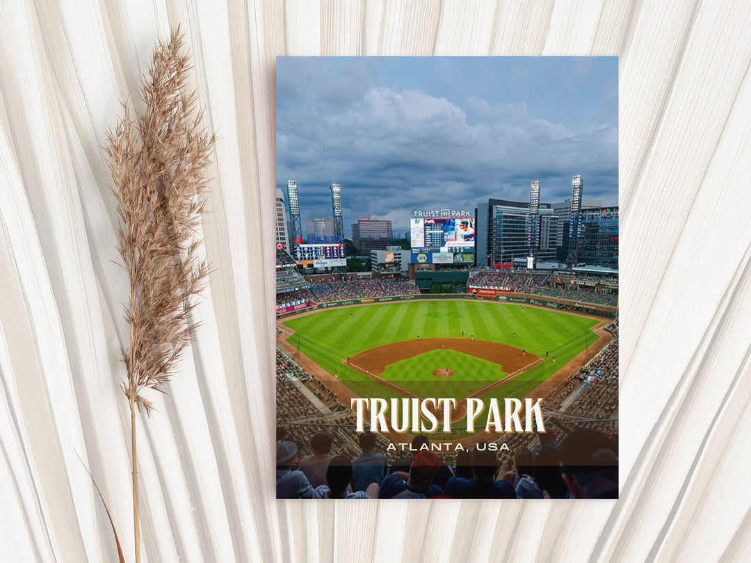 Truist Park Stadium Baseball Wall Art