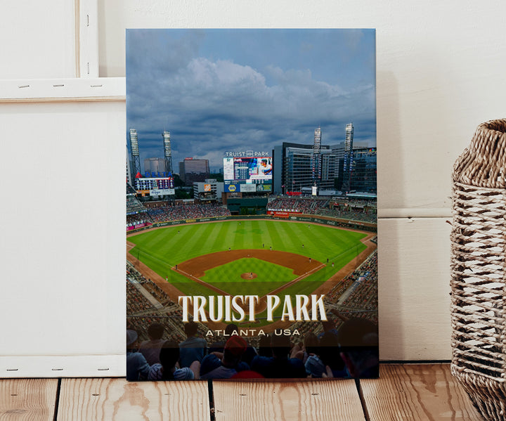 Truist Park Stadium Baseball Wall Art