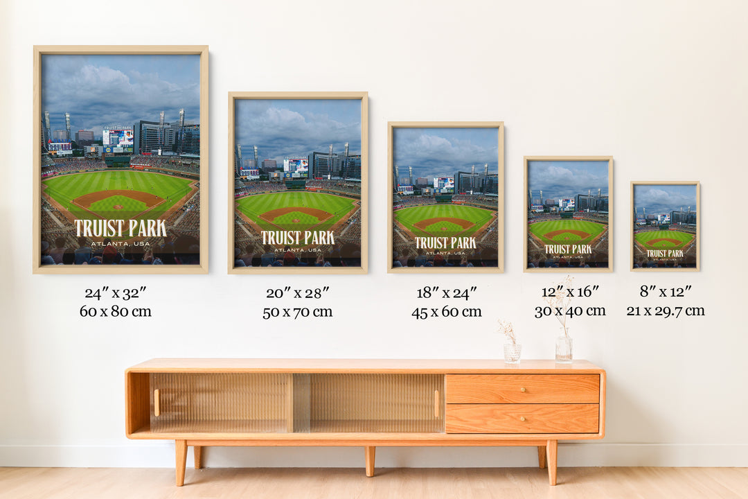 Truist Park Stadium Baseball Wall Art