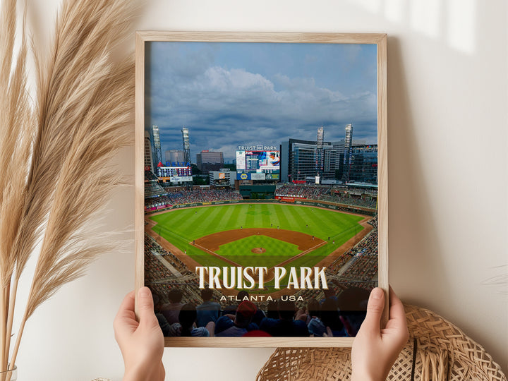 Truist Park Stadium Baseball Wall Art