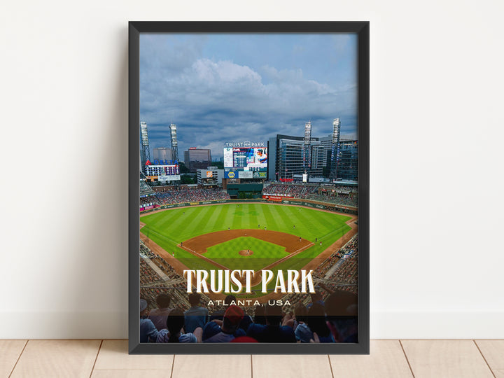 Truist Park Stadium Baseball Wall Art