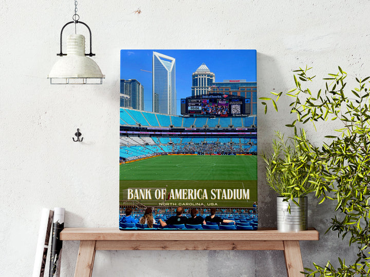 Bank of America Stadium Football Wall Art