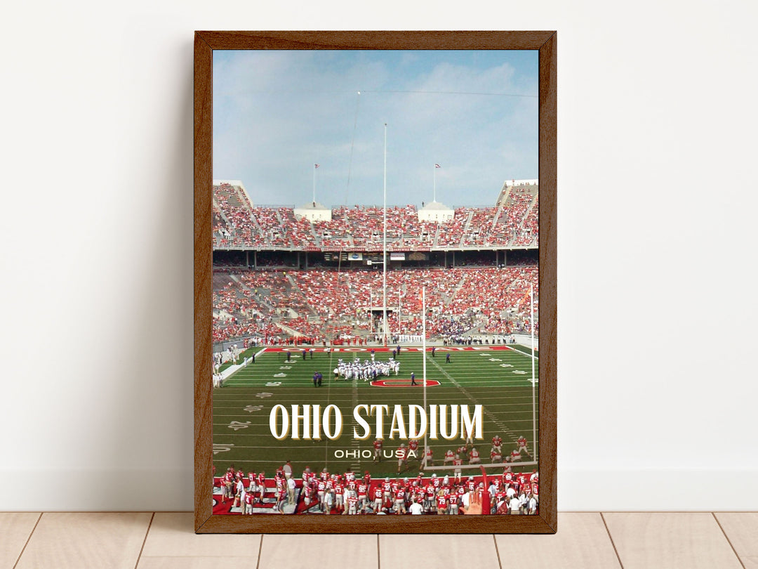 Ohio Stadium Football Wall Art