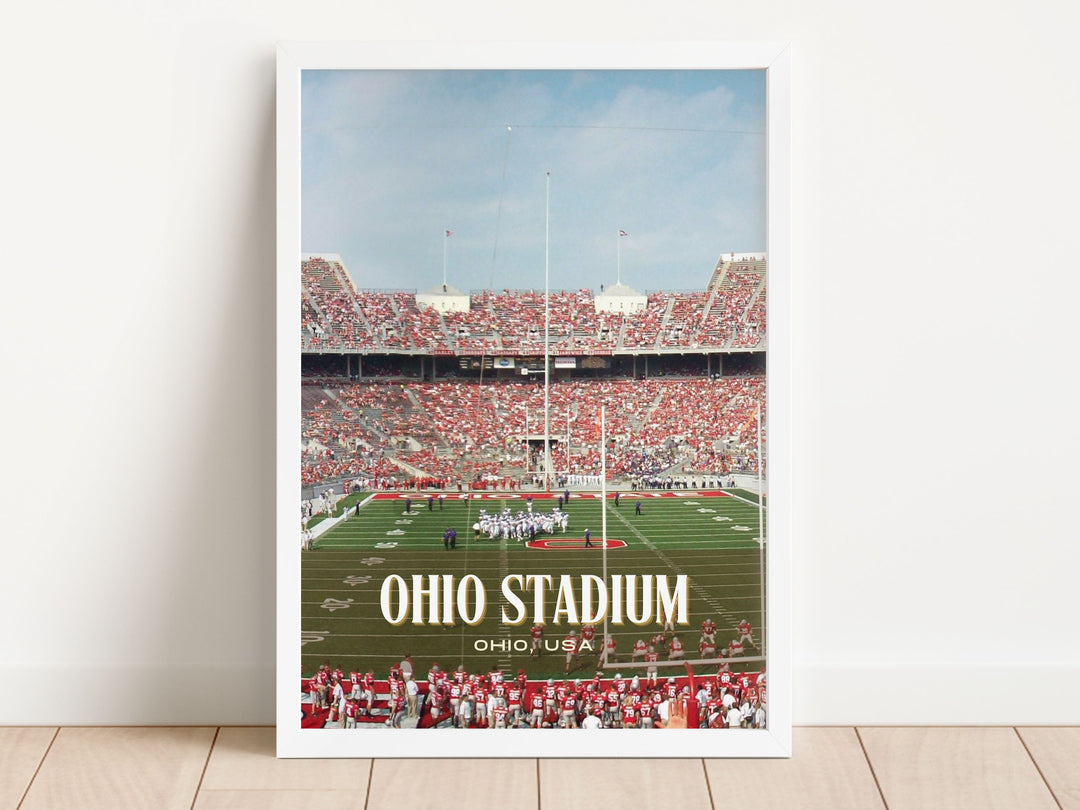 Ohio Stadium Football Wall Art