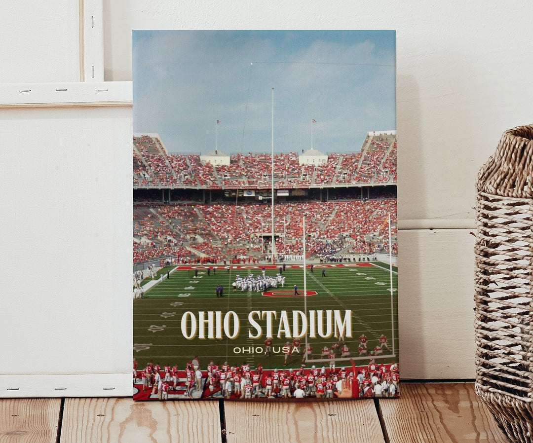 Ohio Stadium Football Wall Art