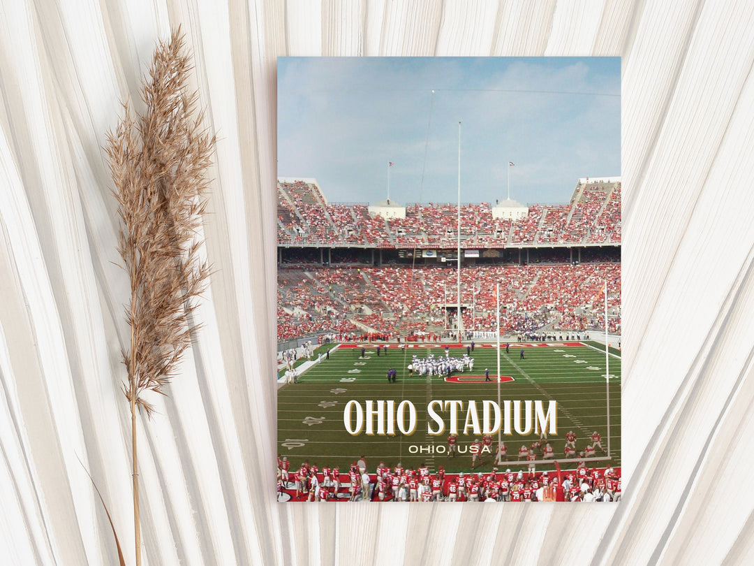 Ohio Stadium Football Wall Art