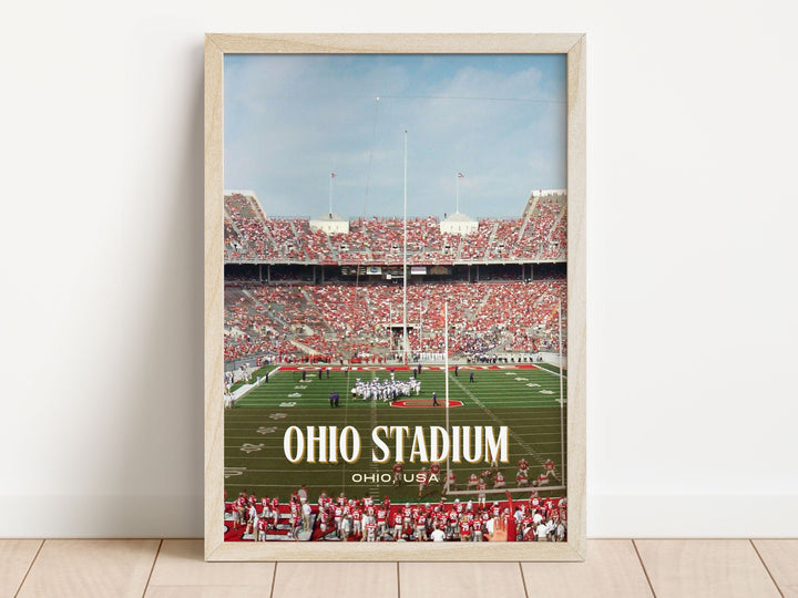 Ohio Stadium Football Wall Art