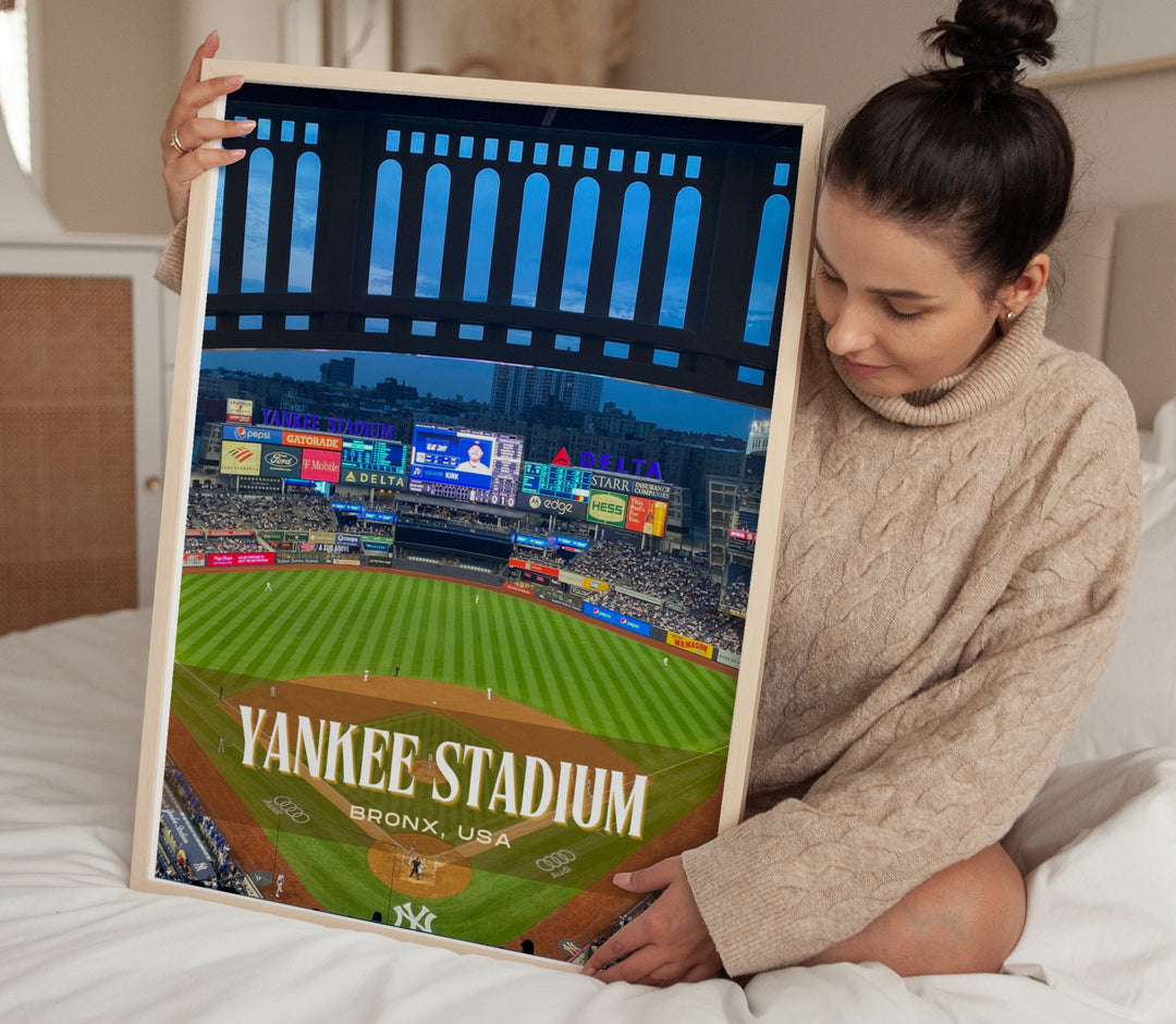 Yankee Stadium Baseball Wall Art