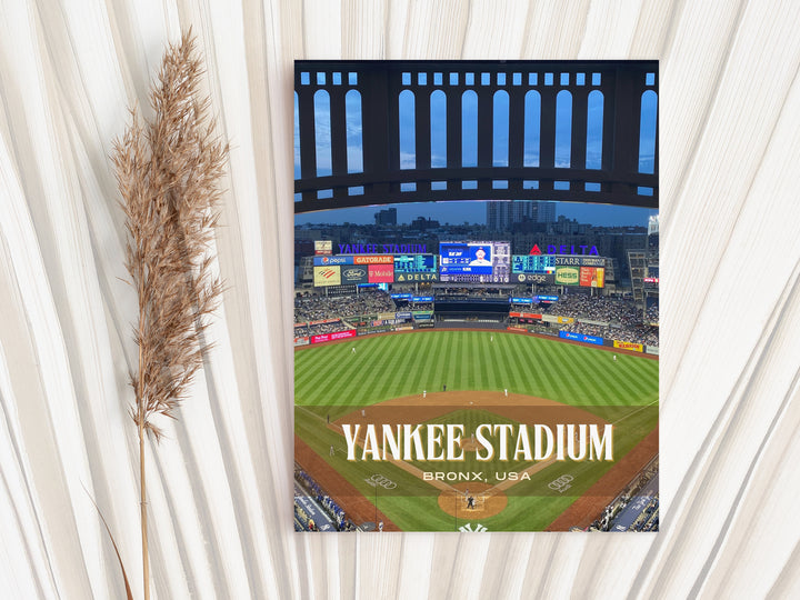 Yankee Stadium Baseball Wall Art