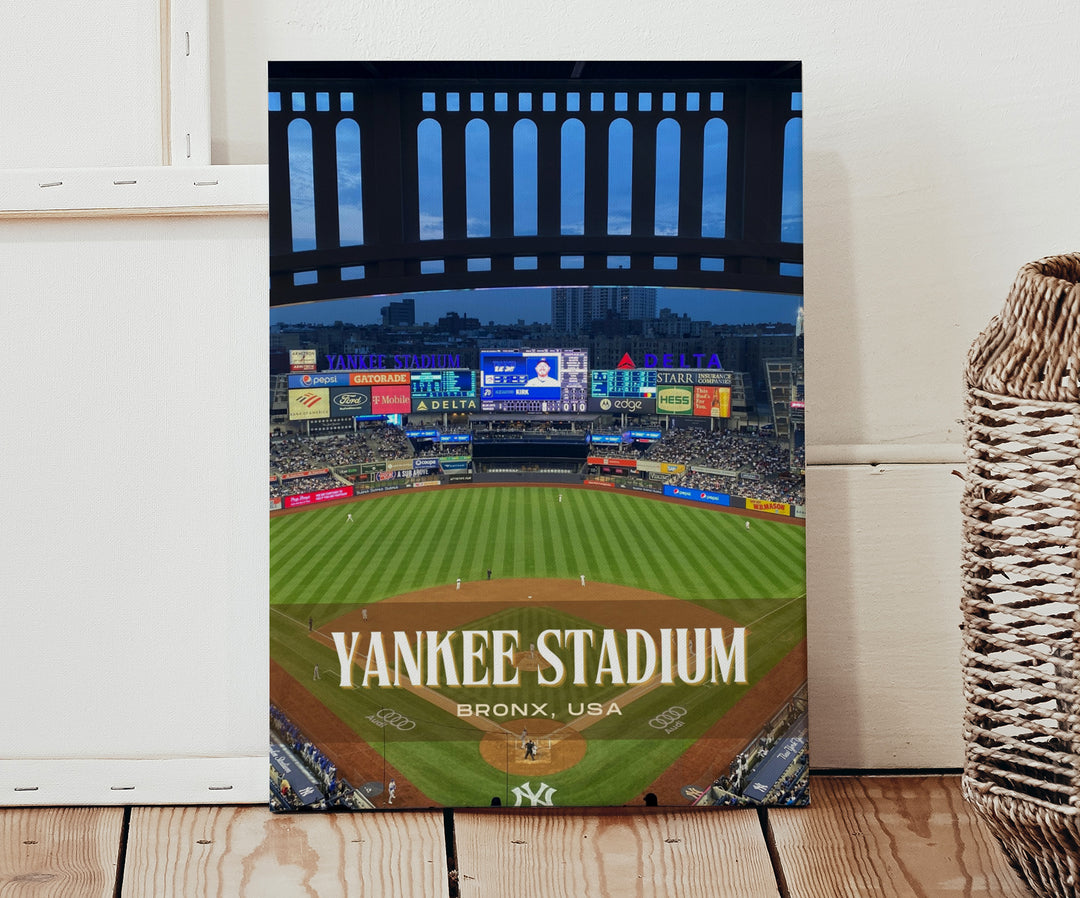 Yankee Stadium Baseball Wall Art