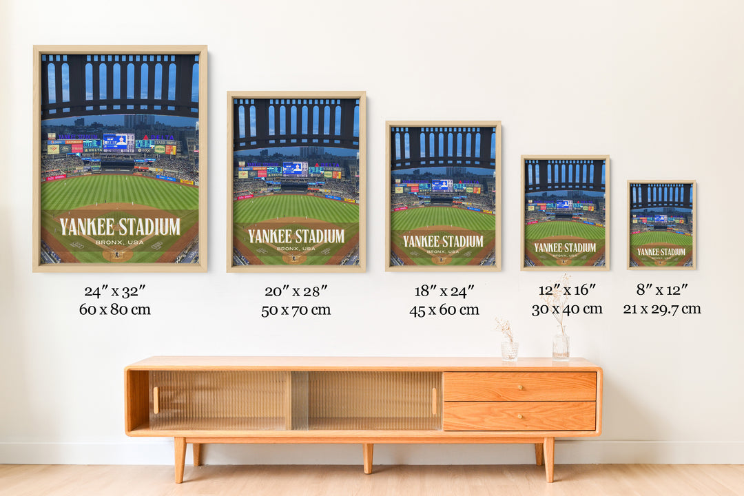 Yankee Stadium Baseball Wall Art