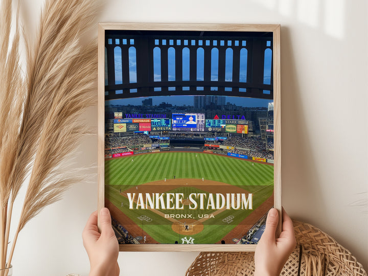 Yankee Stadium Baseball Wall Art