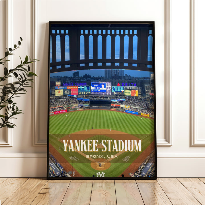 Yankee Stadium Baseball Wall Art