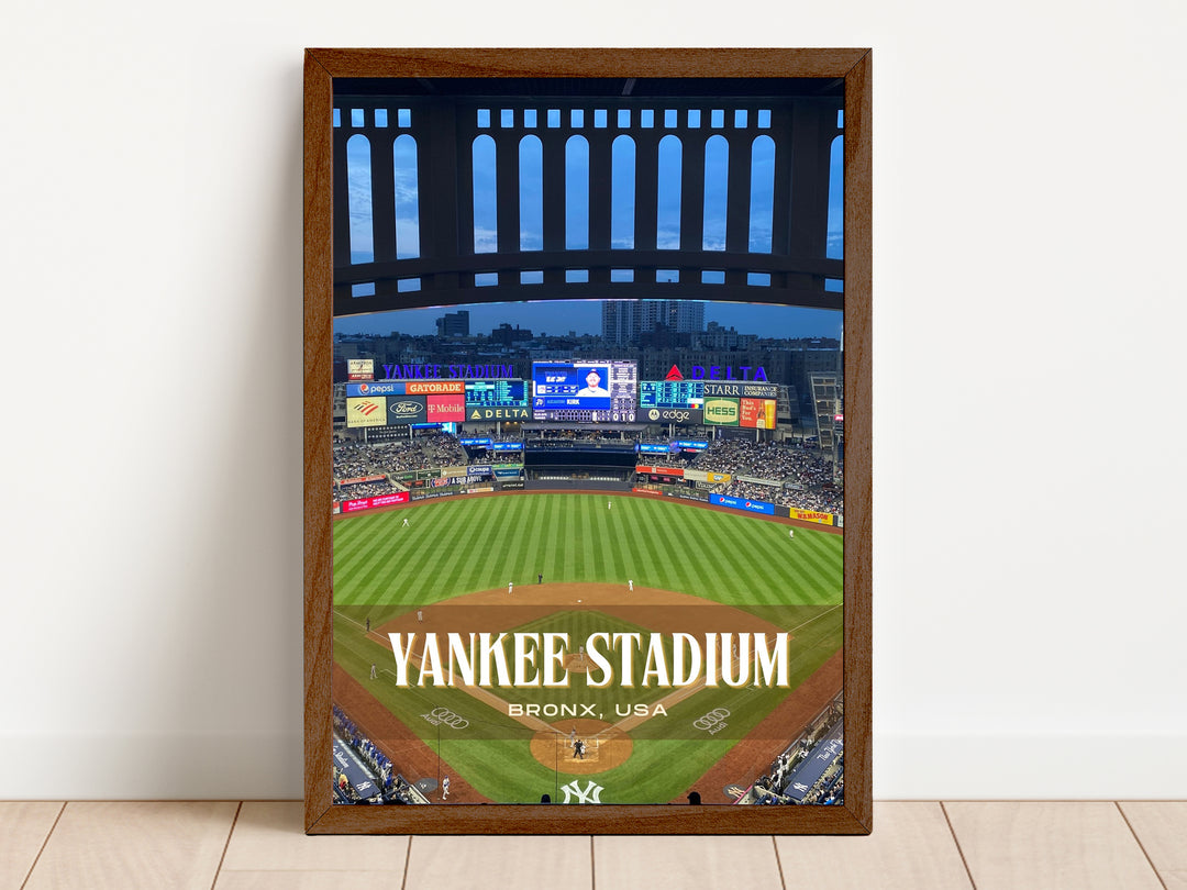 Yankee Stadium Baseball Wall Art