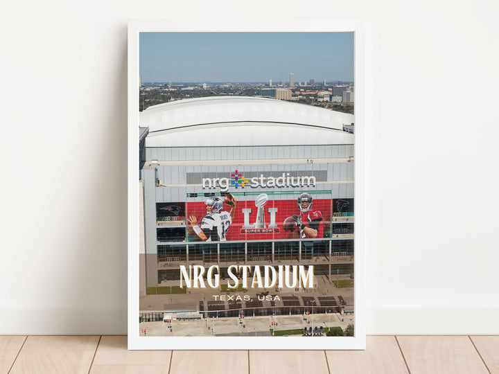 NRG Stadium Football Wall Art