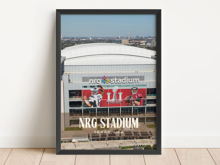 NRG Stadium Football Wall Art