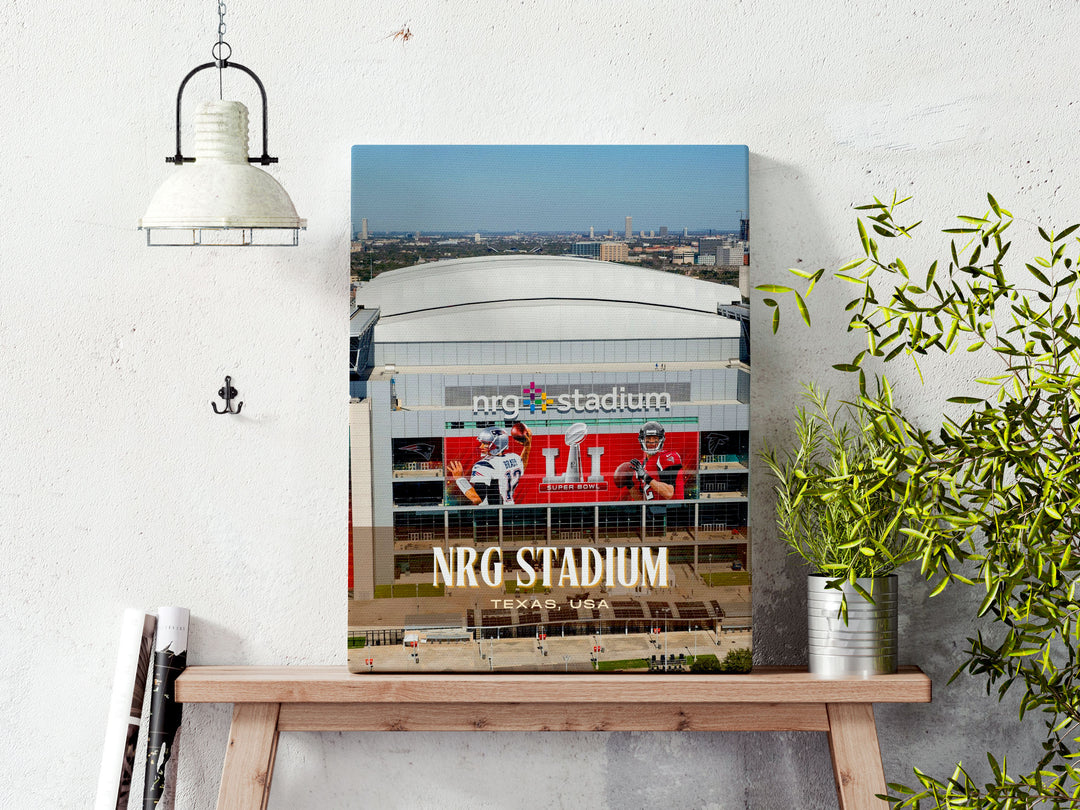 NRG Stadium Football Wall Art