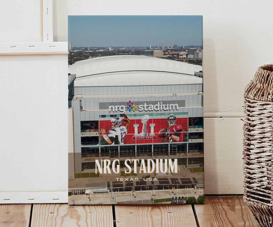 NRG Stadium Football Wall Art