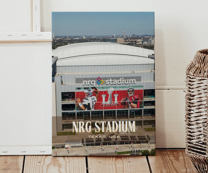 NRG Stadium Football Wall Art