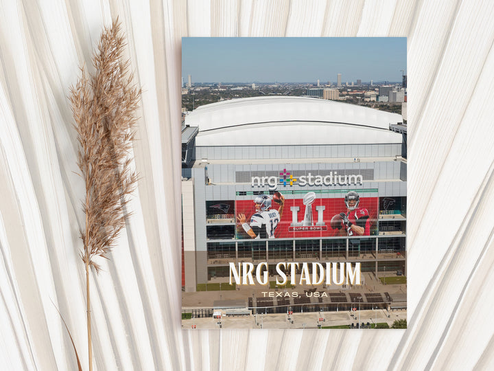 NRG Stadium Football Wall Art