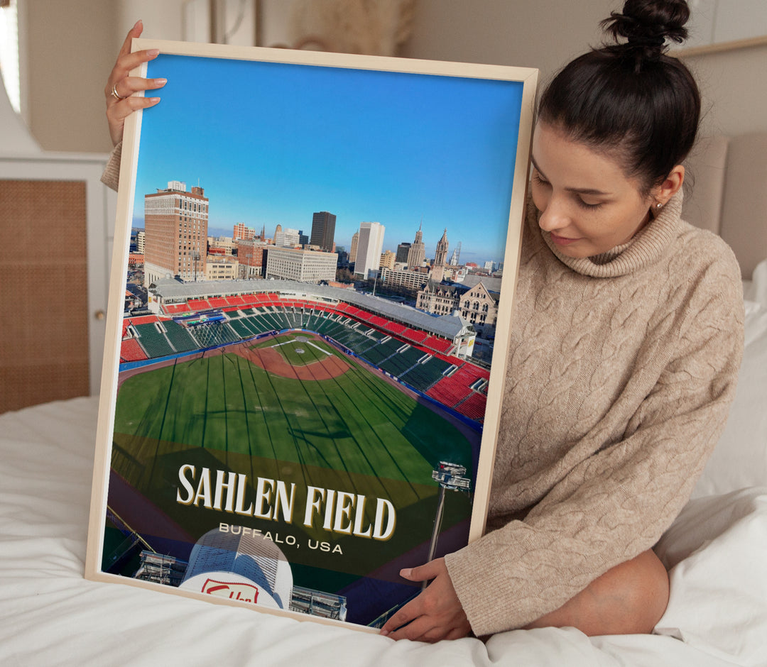 Sahlen Field Stadium Baseball Wall Art