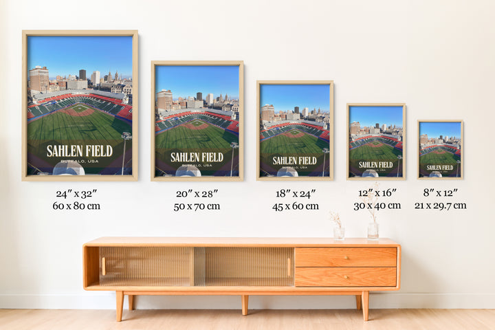 Sahlen Field Stadium Baseball Wall Art