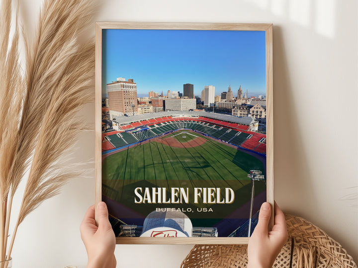 Sahlen Field Stadium Baseball Wall Art