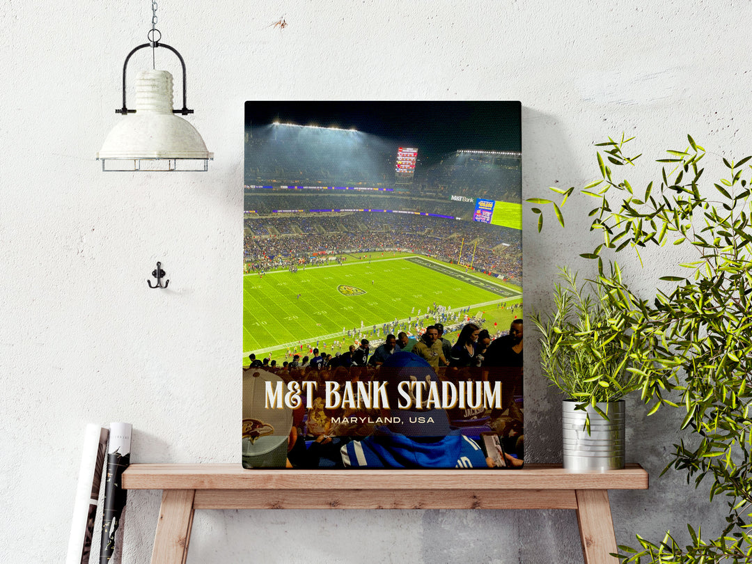 M&T Bank Stadium Football Wall Art