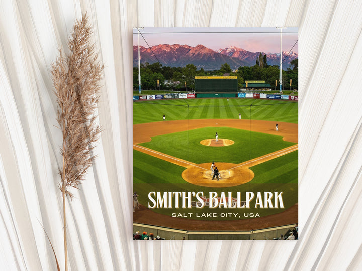 Smith's Ballpark Stadium Baseball Wall Art